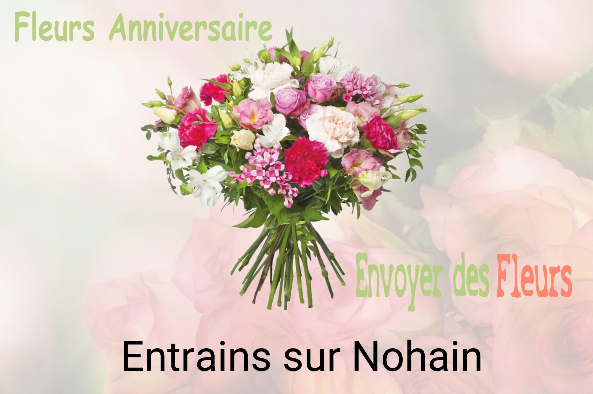 Bouquet de fleurs d’anniversaire livré à Entrains-sur-Nohain