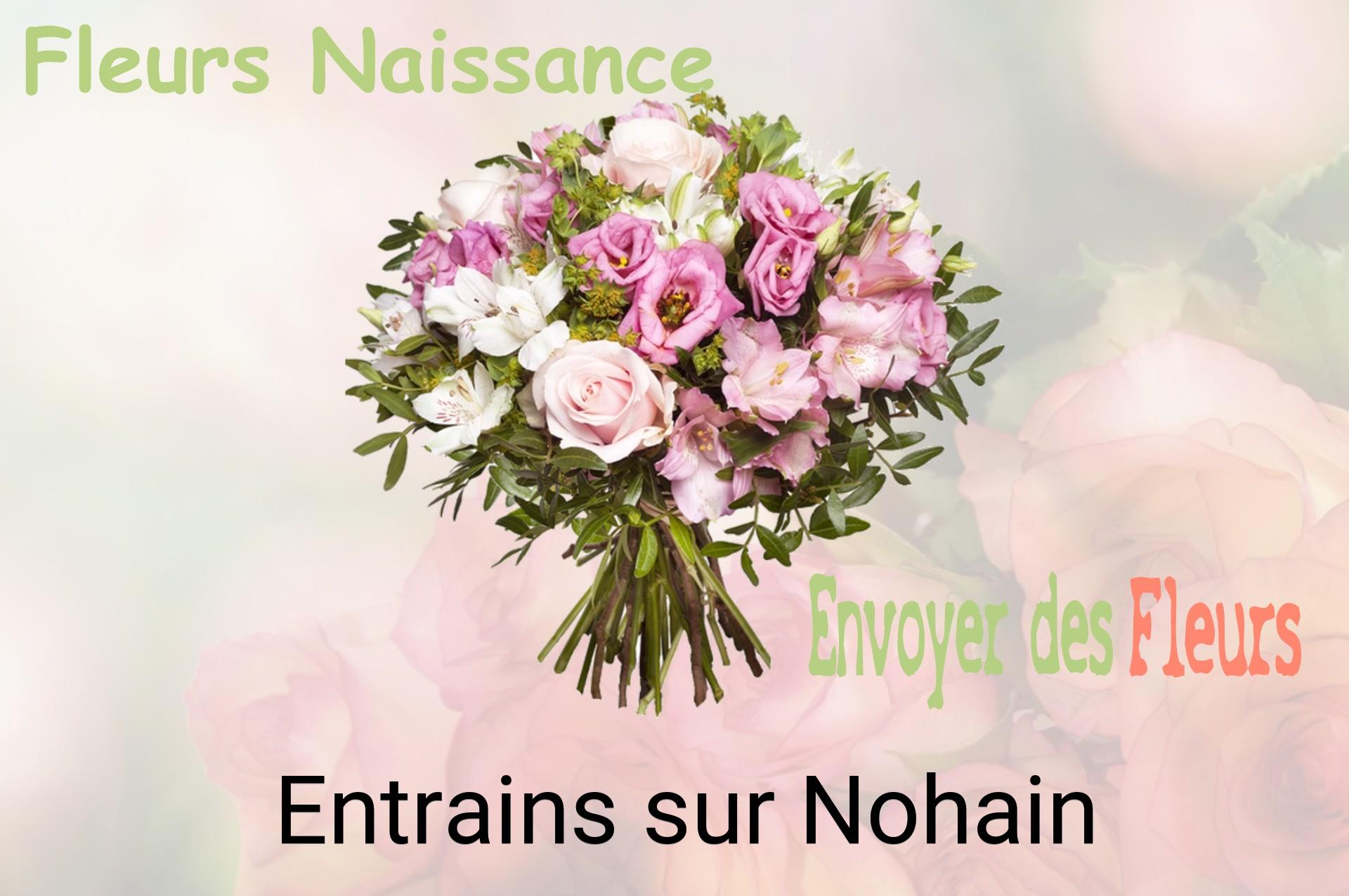 Bouquet de fleurs de naissance livré à Entrains-sur-Nohain