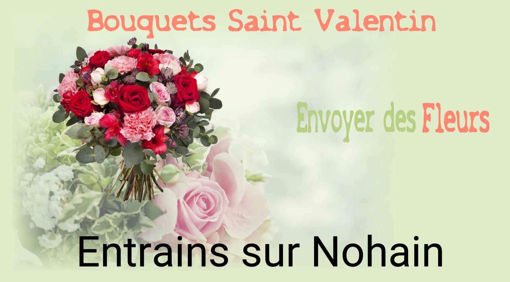 Roses de Saint-Valentin livrées à Entrains-sur-Nohain